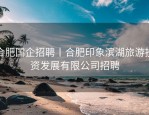 合肥国企招聘丨合肥印象滨湖旅游投资发展有限公司招聘