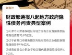 全国审计部门聚焦地方政府债务风险防控，合肥市隐性债务达475.38亿元引关注