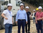 牛弩韬一行到合肥新桥机场S1线一标项目调研