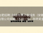 合肥招聘 | 联合包裹外包服务（安徽）有限公司招聘（五险一金、年终奖金）