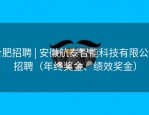合肥招聘 | 安徽航泰智能科技有限公司招聘（年终奖金、绩效奖金）