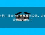 合肥工业大学：从辉煌到没落，未来发展潜力何在？