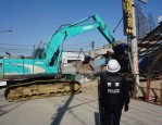 合肥天鹅湖商务区7处违法建设被拆除，总建筑面积约3000平方米