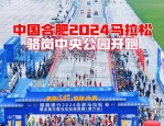 2024合肥马拉松盛大开跑，骆岗公园成焦点，30000人参与全程半程欢乐跑