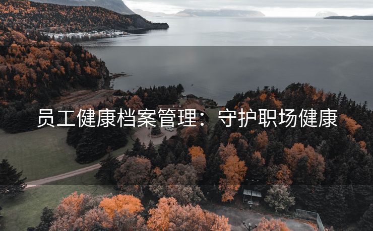 员工健康档案管理：守护职场健康