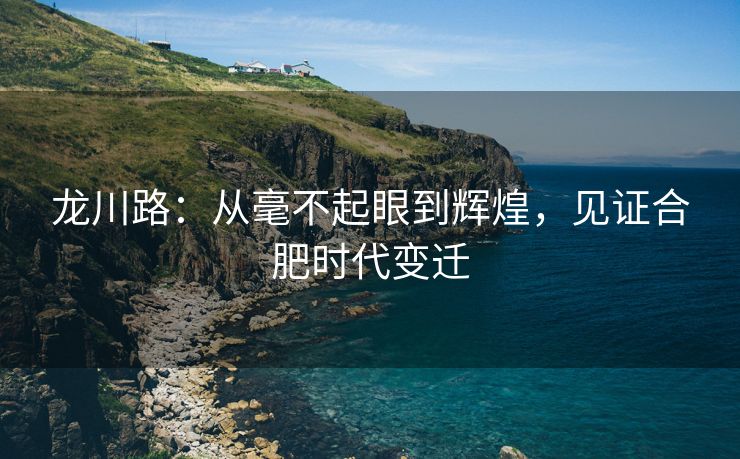 龙川路：从毫不起眼到辉煌，见证合肥时代变迁
