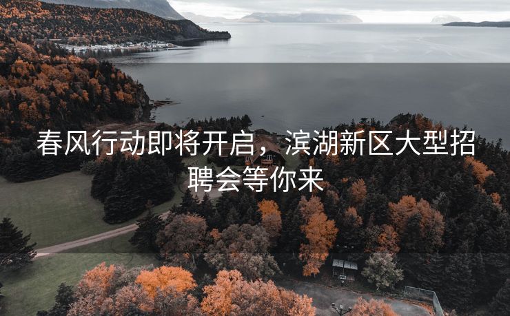 春风行动即将开启，滨湖新区大型招聘会等你来