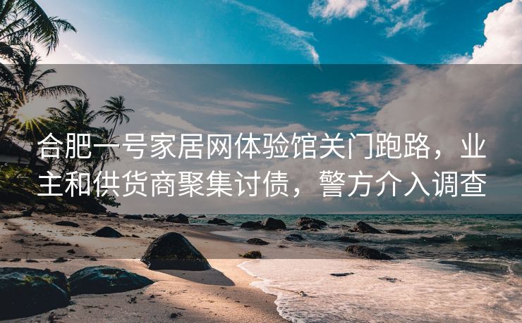 合肥一号家居网体验馆关门跑路，业主和供货商聚集讨债，警方介入调查