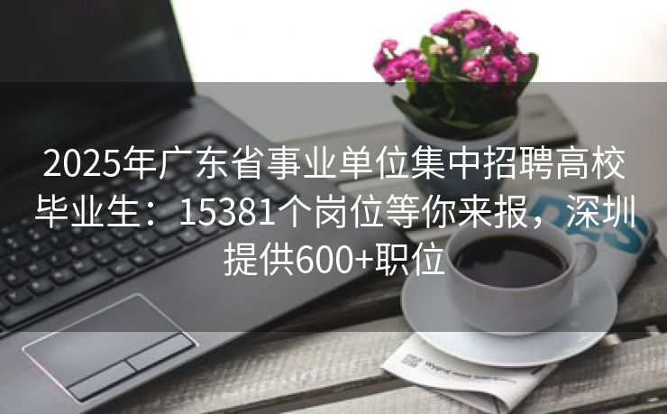 2025年广东省事业单位集中招聘高校毕业生：15381个岗位等你来报，深圳提供600+职位